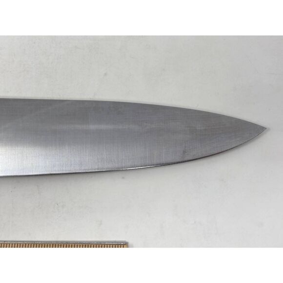 GUNTER WILHELM EXECUTIVE CHEF SERIES CARVING KNIFE 440C CARBON GERMAN STEEL 10" - Picture 7 of 7